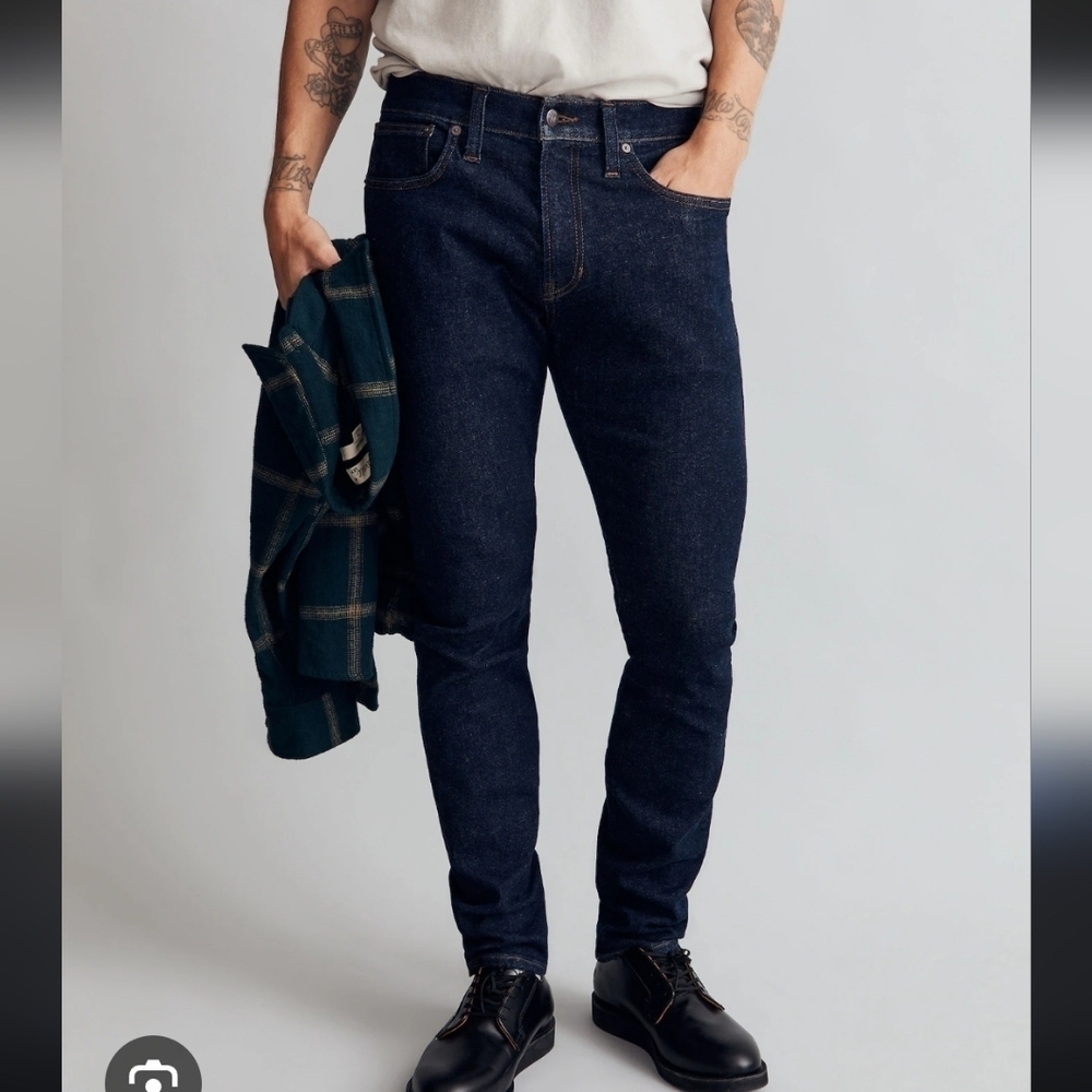 Madewell Mens Slim Fit Dark Wash Jeans J9527 Stretch Denim Mens Size 28 X 32